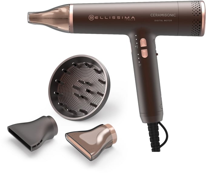Bellissima Ceramisonic haardroger 1700 W Bruin, Roze
