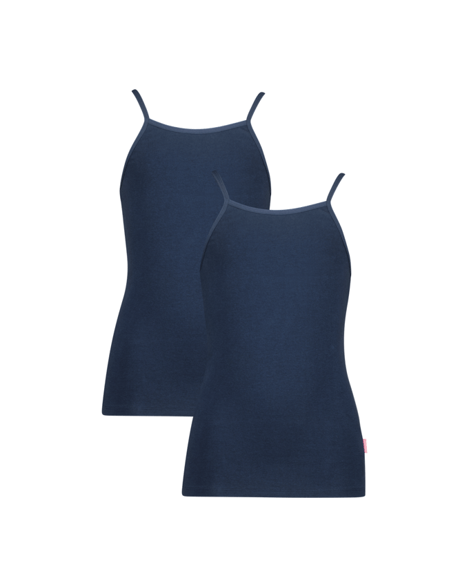 Vingino Singlet (2-pack) Dark Blue Taglia: M | Biancheria Intima Outlet | kids | Blu