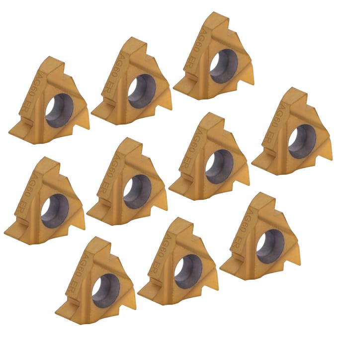 10 stuks set CNC Hardmetalen Tips Inzetstukken Mes Snijder Draaibank Draaibankgereedschap met Doos