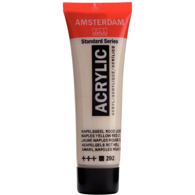 Verf - Acryl - 292 - Napels geel rood licht - Amsterdam - 20ml