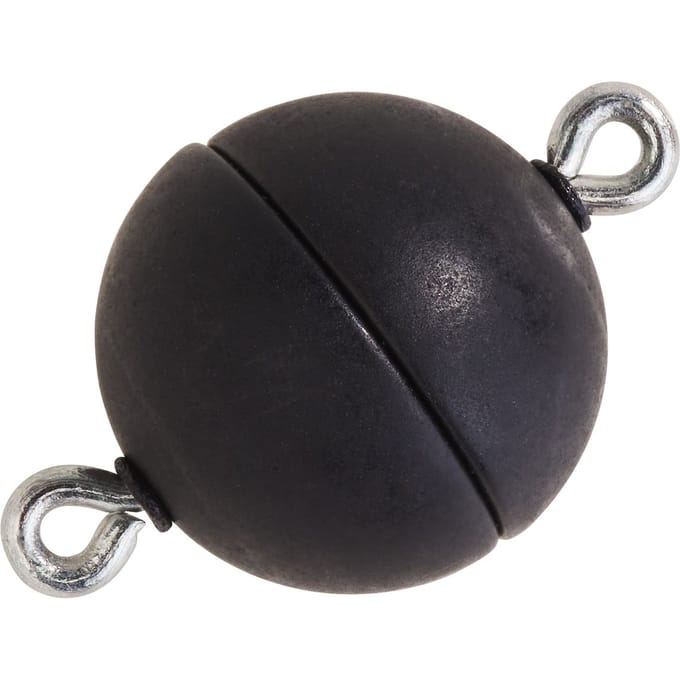 Vermogen magnetische sluiting, Ø 12mm - Zwart