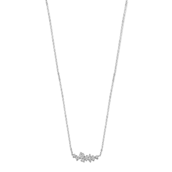 Collier zirkonia 42 + 3 cm