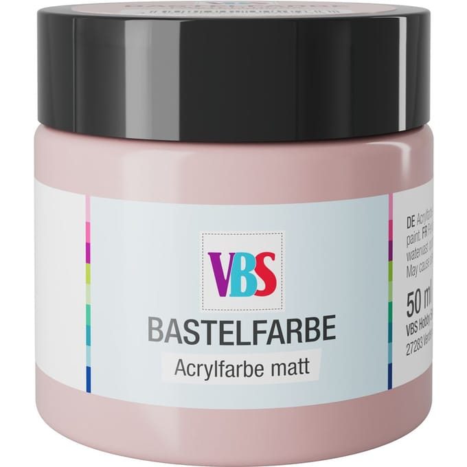 VBS Knutselverf, 50 ml - Pastel-Roze