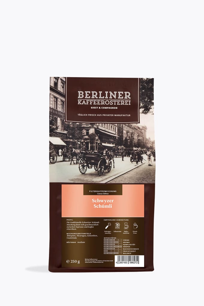 Berliner Kaffeerösterei Schwyzer Schümli 250g