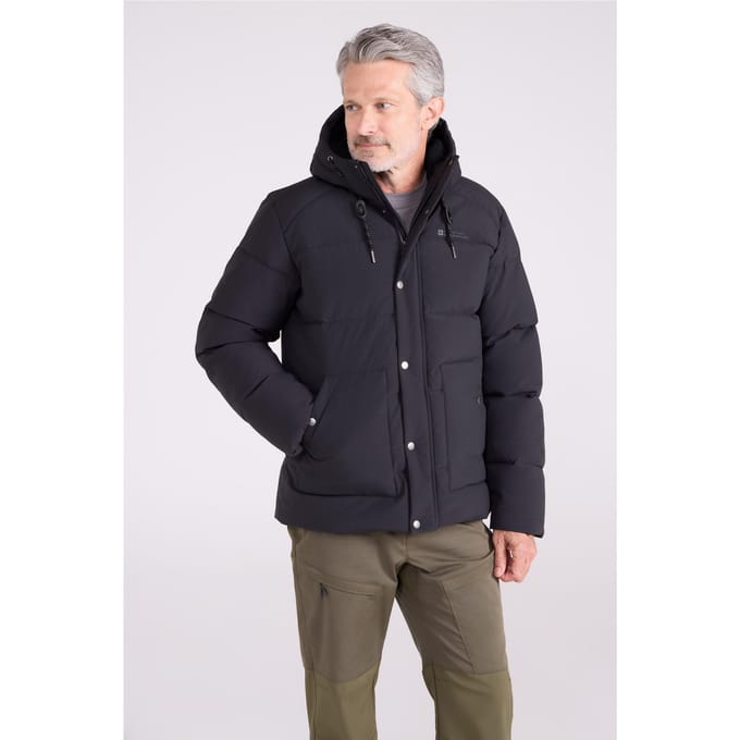 Mountain Warehouse Heren Manta gewatteerd jack (Zwart)
