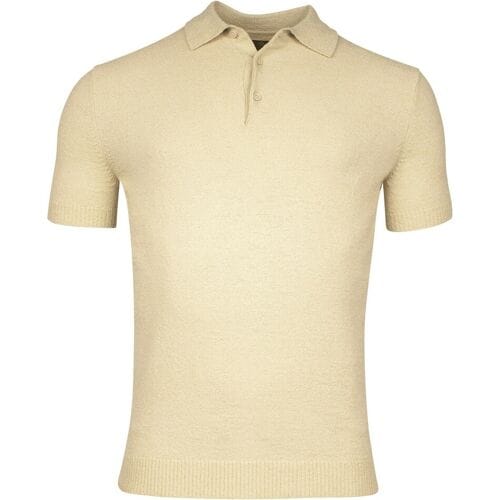 Baileys poloshirt korte mouw beige