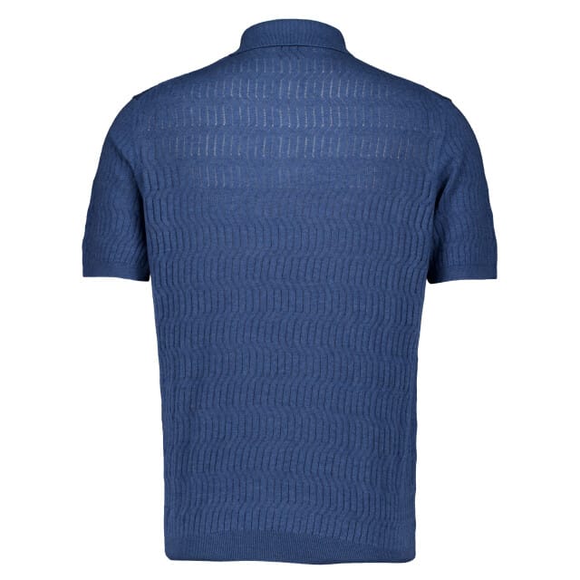 Bugatti Herren Polo 1/2 Arm Polos Blauw 7100-15553e