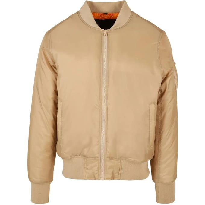 Build your Brand Bomber Jacket BY030 - U. Beige - XL