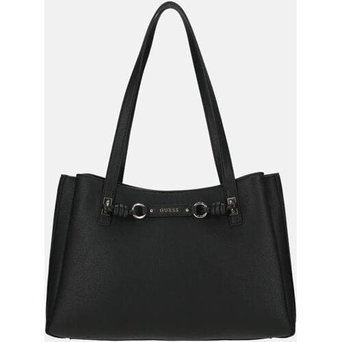 GUESS schoudertas Camelia 3 Compartment Tote Black zwart