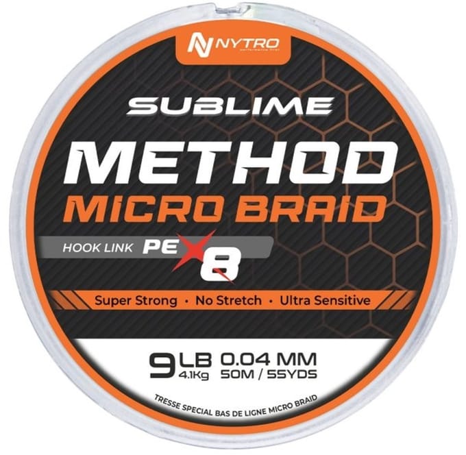 Vlecht Nytro Sublime PE-X8 Method Microbraid Hook Link