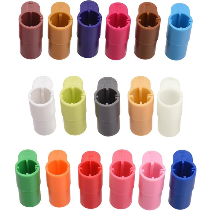 17-pack penadapterset markerhouder vervanging voor Sharpie / Bic / Crayola / Sakura / Pilot / veelkleurig