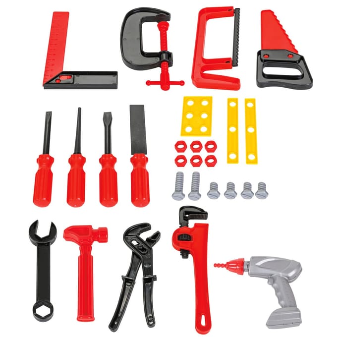 Jamara Gereedschapset Toolkids Jongens Rood/zwart 25-delig