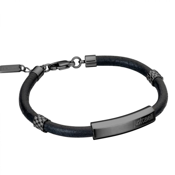 Just Cavalli Armband JCBR50010200 Heren Leather 225mm x 6mm