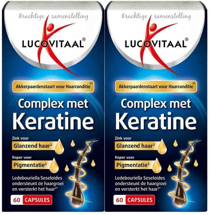 Lucovitaal - Complex met Keratine - 2 x 60 capsules - Voordeelverpakking