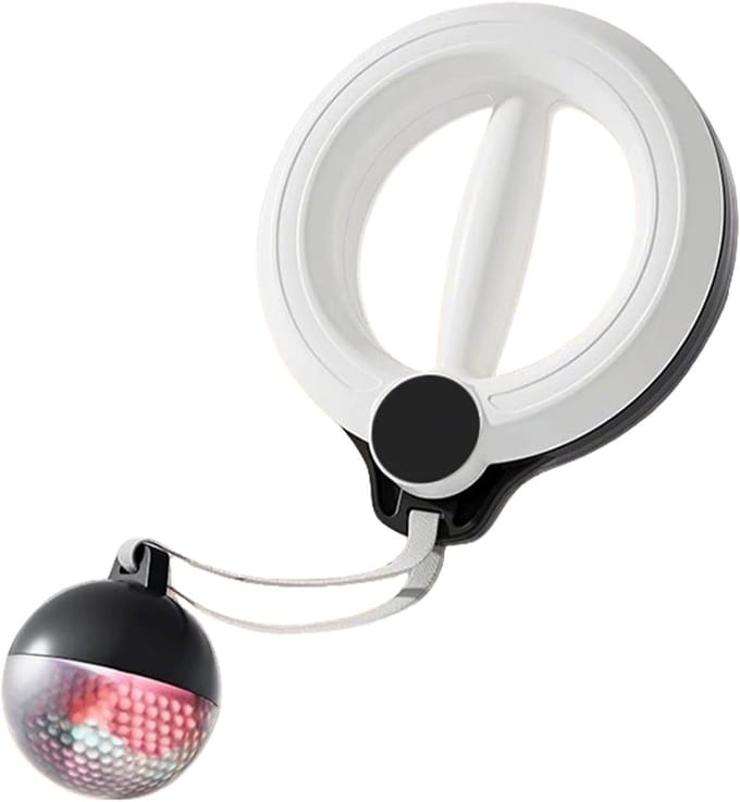 Armtrainer - Onderarm trainer - Bovenlichaam trainen - 360 graden rotatie - 16x19x7 cm - Wit