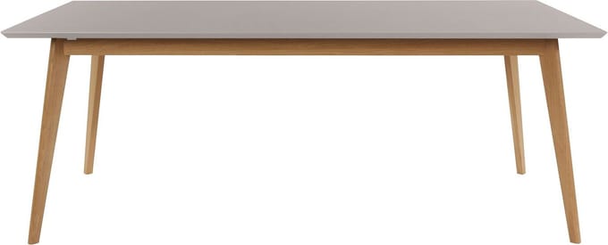 Vista - Eettafel 200 cm in Grijs Eiken (77 x 200 x 100 cm)
