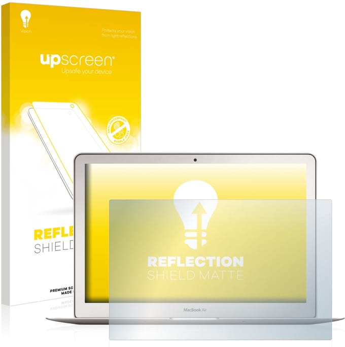 upscreen - Screenprotector voor Apple MacBook Air 13" (Begin 2015) - Folie Beschermfolie anti glare matte