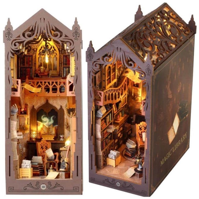 Nook Land – SKYNBK05TSZH2 – 3D puzzel – Warm licht – Hout