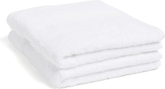 Yumeko handdoeken terry wit 50x100 - 2 st - Hotelkwaliteit - Bio, eco & fairtrade