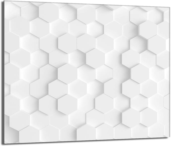 TMK ArtDeko Serie - Snijplank - 60x52 cm - Wit - Veilig