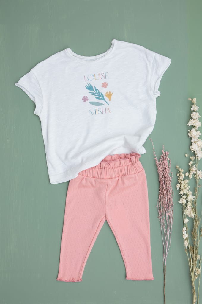 Louise Misha Tee Flora White Taglia: 9M | T-shirt Outlet | kids | Bianco