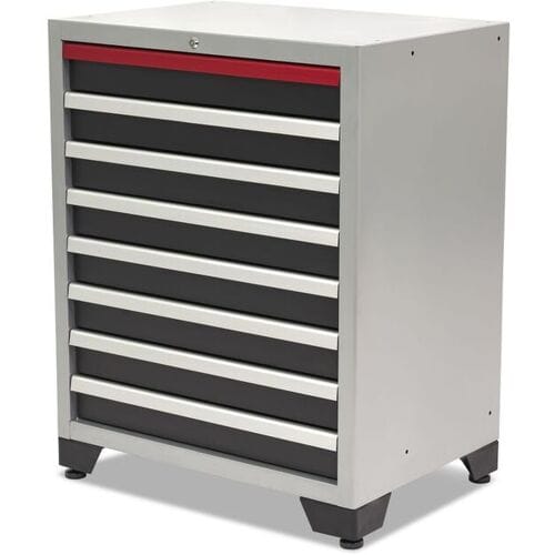 HBM Deluxe professionele gereedschapskast met 8 laden, 71 x 51 x 90 cm, 35 kg draaggewicht