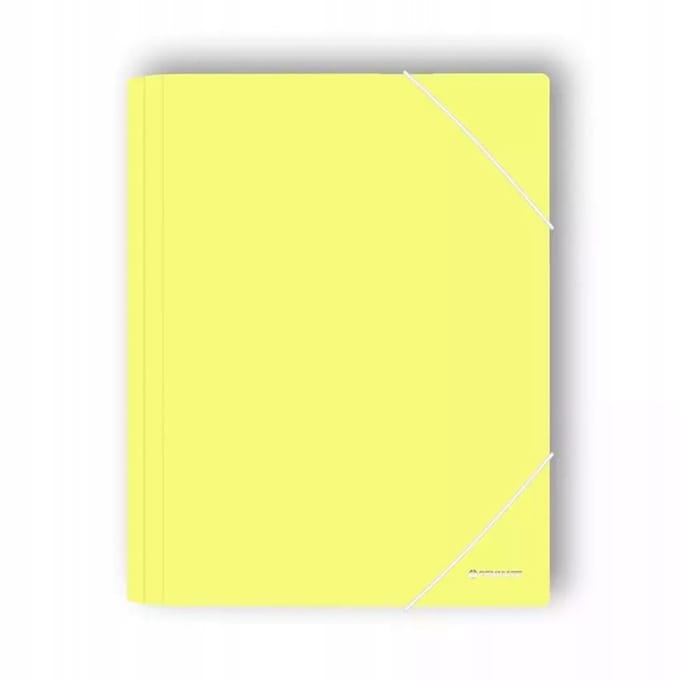 Penmate A4 Map met Elastiek - Geel, 315x250mm