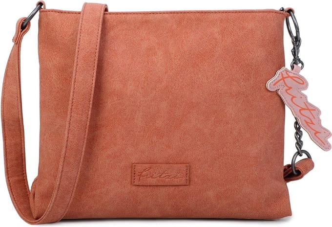 Fritzi aus Preußen Schoudertas Jakx Chai02 Cross Bag Brick Bruine
