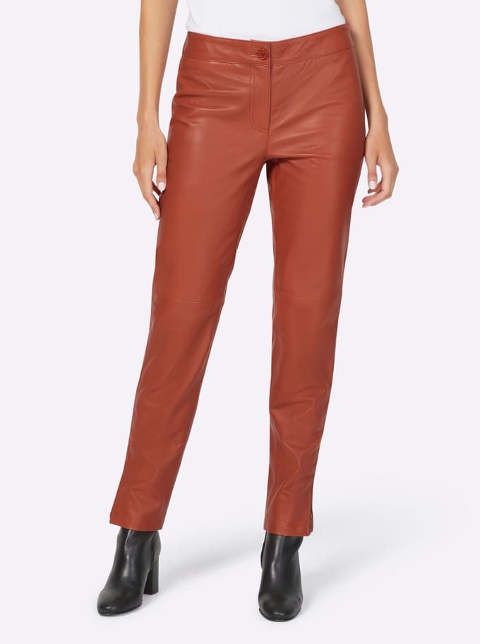 Leren broek
