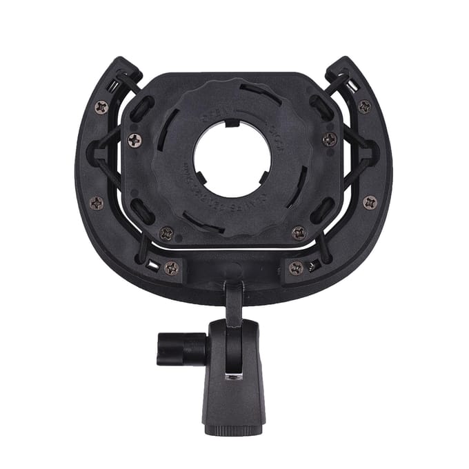 Microfoon Shock Mount Suspension Holder Clip Opvouwbaar voor Condensatormicrofoon Montage zwart
