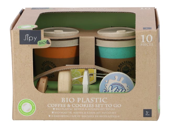 Jipy bio Koffie en koekjes set to go 10 delig