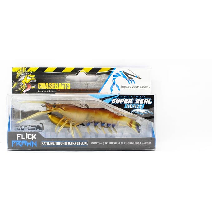 Chasebaits Flick Prawn Heavy 95 mm 7 grammes Leurre Coulant 05 (8404)