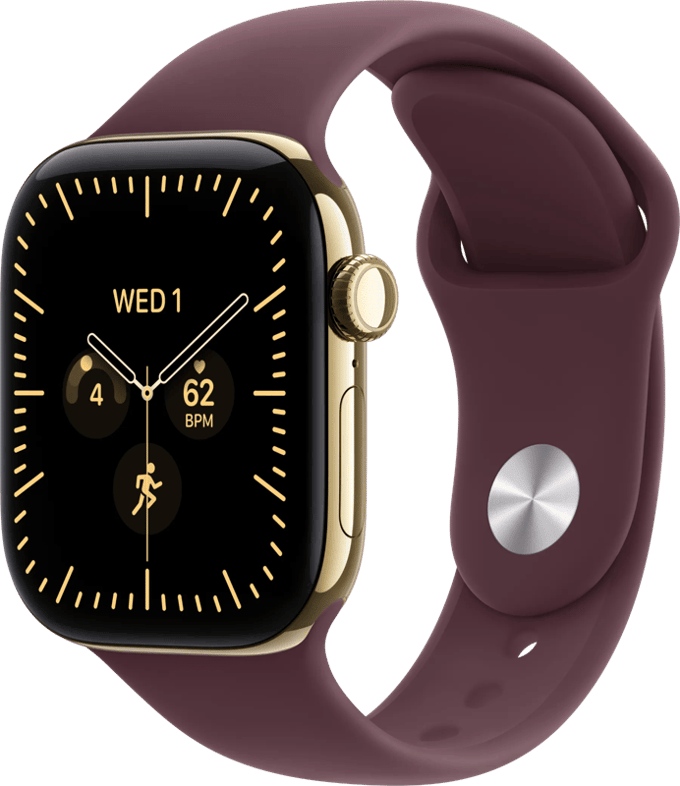 Apple Watch Series 12 - Wifi + 5G - 42 mm - Lichtgoud - S/M