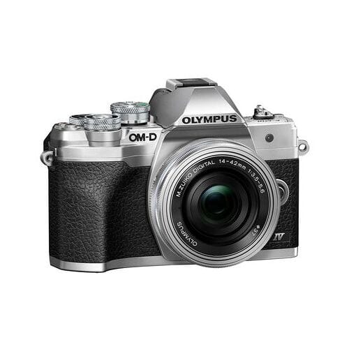Olympus OM-D E‑M10 Mark IV - Systeemcamera + ED 14-42mm EZ lens - Zilver