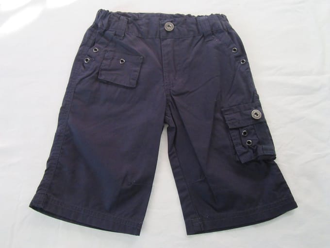dirkje , korte broek , bermuda , marine, jongen, 116- 6 jaar