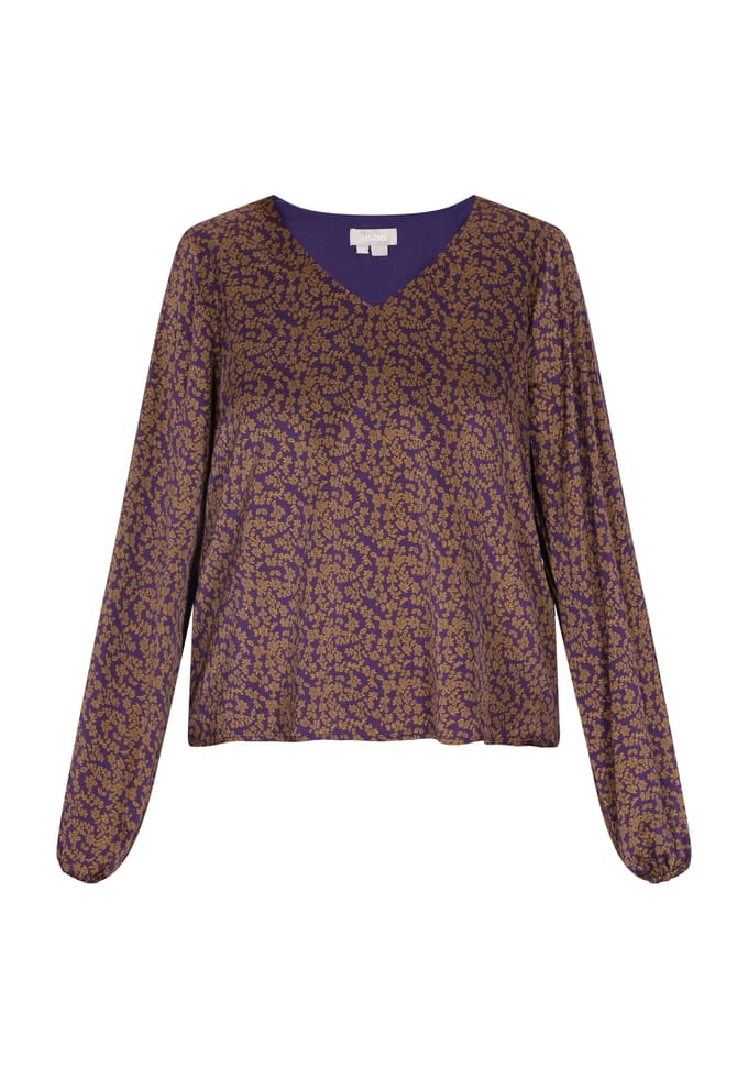 usha Blouse Dames Violette Curry