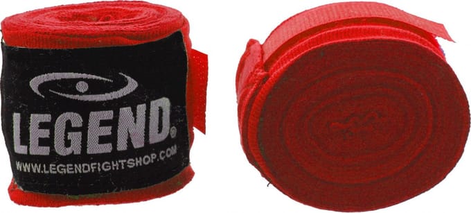 Legend Sports Boksbandages 255 Cm Rood Per 2 Stuks