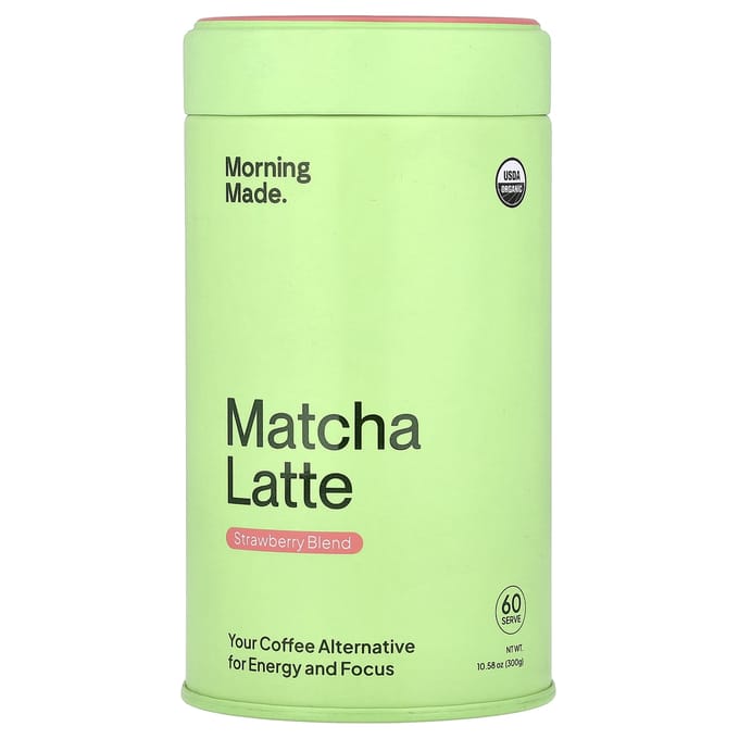 Ochtend Creatie, Matcha Latte, Aardbeien Mix, 240g (8,46 oz) beige