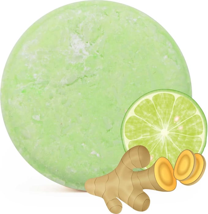 Shampoo Bar Gember Limoen 65g - Vet - Dunner wordend Haar