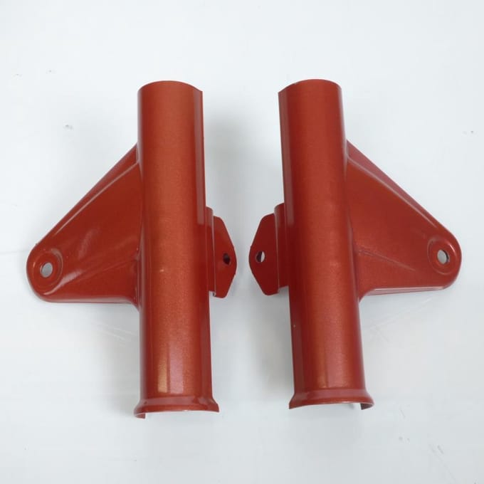 Paire de patte de feu support fixation phare pour mobylette MBK 89 chaudron Neuf