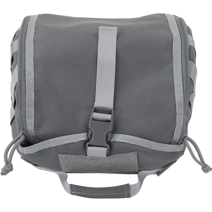 Camping Helm Tas Canvas Kraspreventie Verstelbare Helm Opbergtas Voor Bouwhelmen Helm grijs