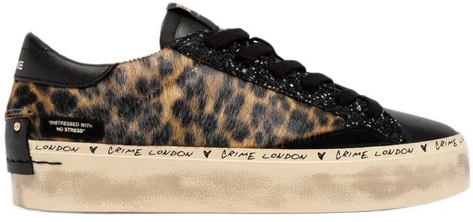 Crime London Distressed Platform Schoenen Bruin EU 37 Vrouw