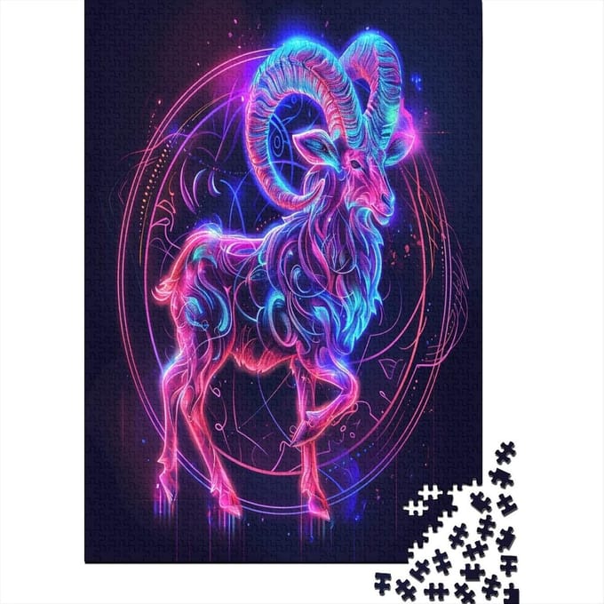 Dierenpuzzel - Volwassen Puzzel - Ontspanning Thuis - Recyclet Karton - 75x50cm - Stijl 15