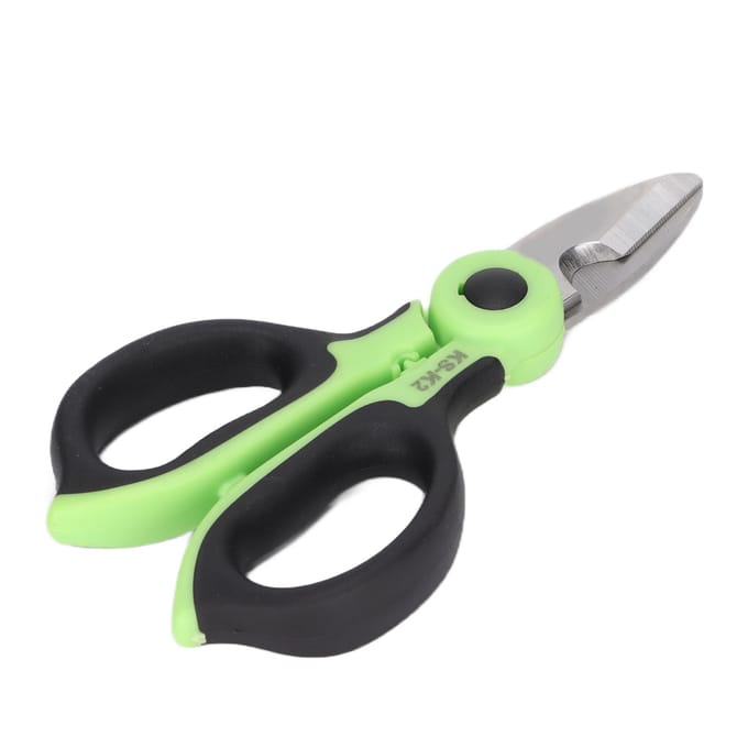 KSK2 Elektricienschaar Glasvezel Roestvrij Staal Getand Non-slip Pigtail Tool gray