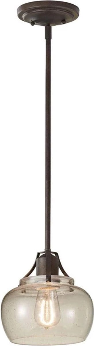 Feiss LED Hanglamp Urban Renewal | 1X E27 Max 60W | Dimbaar | Rustic Iron