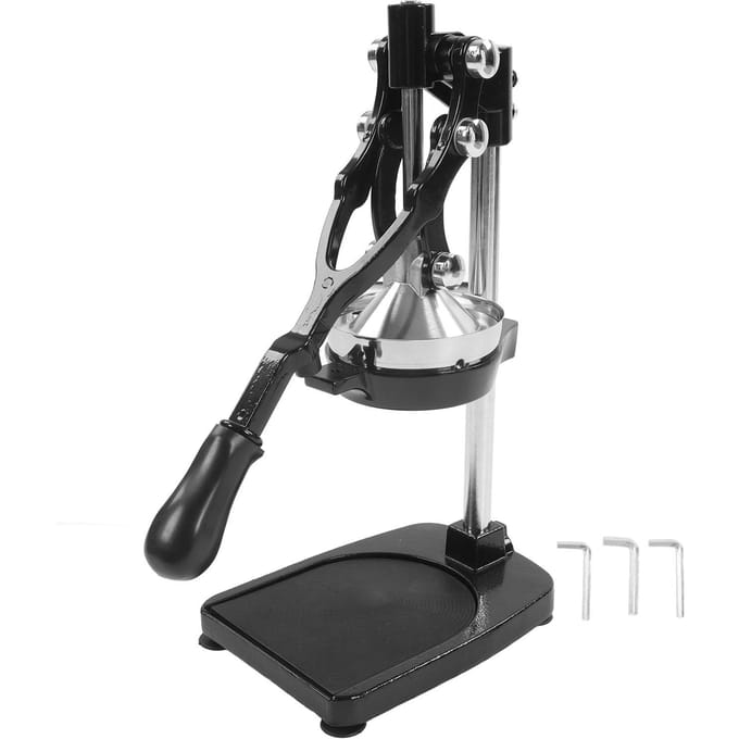 Handmatige Perscitruspers Mechanisch Persen Stille Werking Rubberen Handvat Handgeperste Juicer met Pad gray