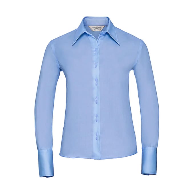 Damesblouse met lange mouwen Russell Athletic Ultimate Non-iron