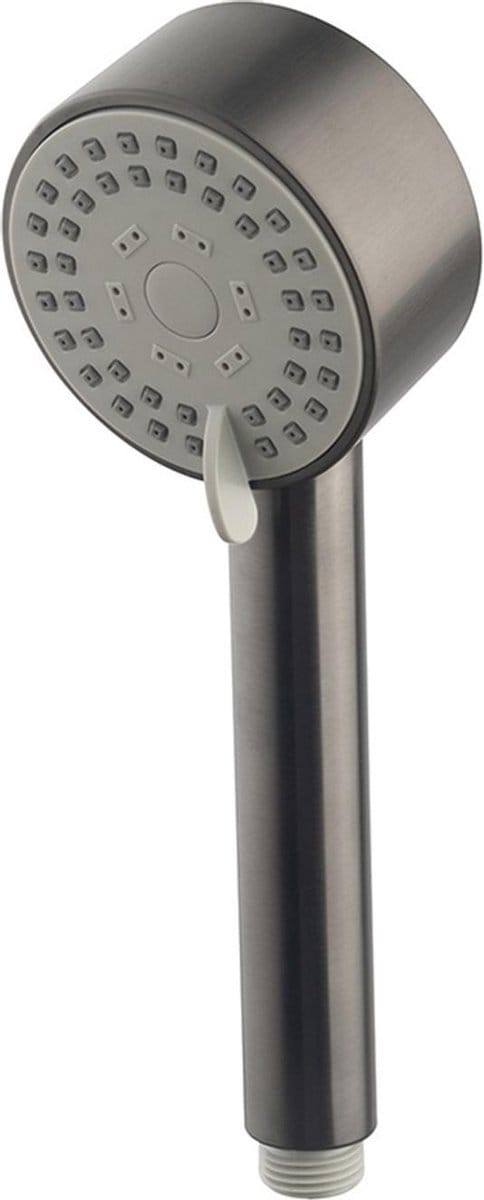 Wiesbaden UniMatch Cadans handdouche 3 standen Ø 8 cm gunmetal
