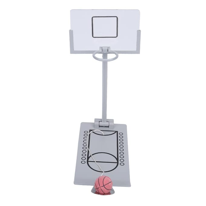 Ensembles de Mini Basketball de Bureau/Maison Pliables et Amusants Jeux de Tir Relaxation Jouet pour Enfants white