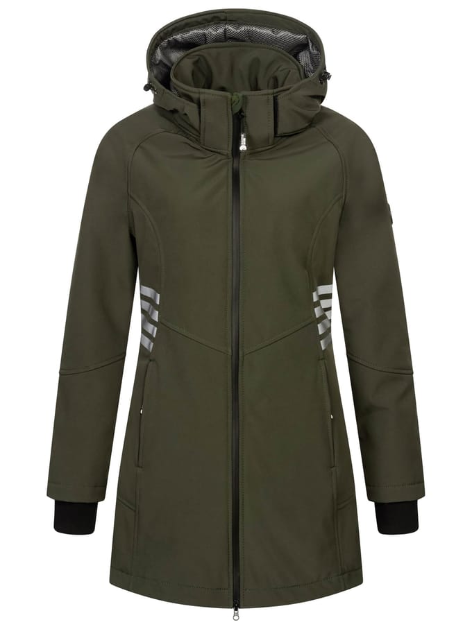 Arctic Seven Dames Softshell Jas AS-305 – Lang, Waterafstotend, Reflecterend
